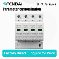 Dispositif de protection contre les surtensions OBO DC AC SPD T2 T3 2P 4P 20kA 40kA 500V à 1200V Parafoudre pour système d'énergie photovoltaïque