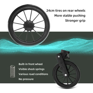 Le panier de transport <span class=keywords><strong>pour</strong></span> <span class=keywords><strong>chien</strong></span> léger pliable peut être utilisé seul Poussettes de luxe <span class=keywords><strong>pour</strong></span> animaux de compagnie - Product Image 4