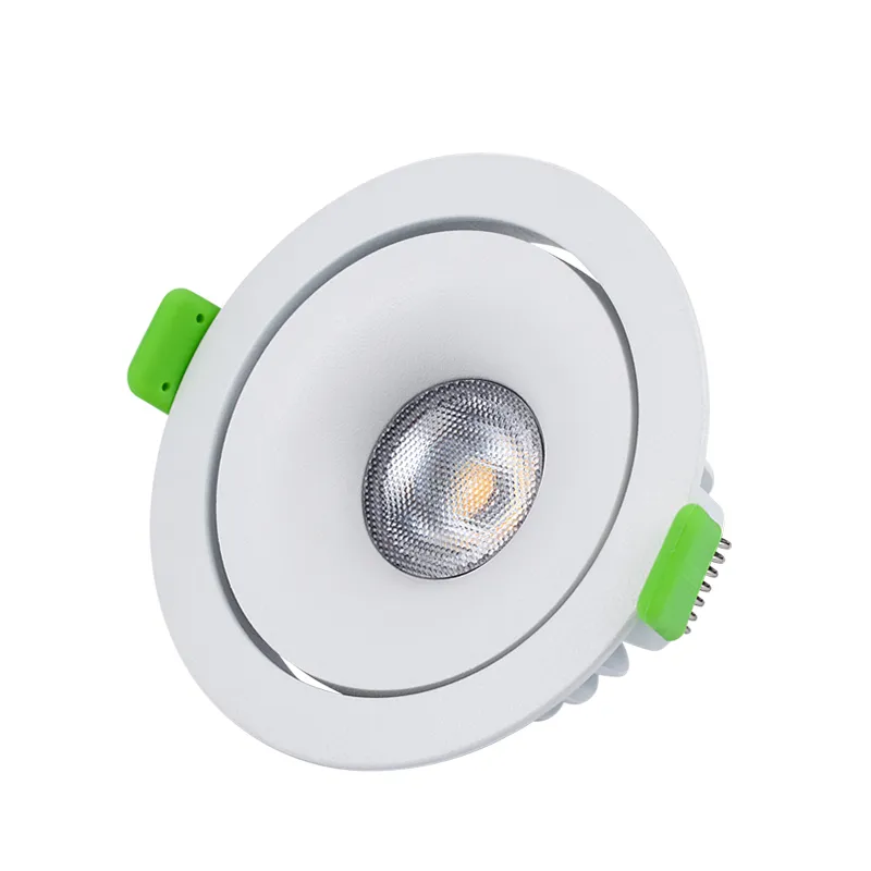 Indoor Lighting DALI 2 Dimmable Round Recessed LED Down Lights Adjustable Embedded downlight Led Lamp For Shop And Housing