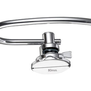 Soporte de gancho para toallas de baño montado en la pared <span class=keywords><strong>sin</strong></span> perforación, toallero de <span class=keywords><strong>cocina</strong></span> cromado ABS de succión al vacío para baño 2025 - Product Image 4