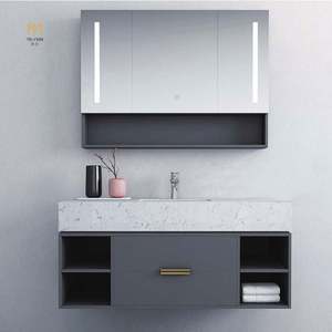 Mueble de Baño Moderno de Pared, MDF Melamina, Estilo Moderno, Resistente al Agua, Gran Venta - Product Image 1