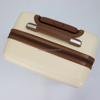 Nouveau luxe ABS PC femmes Trolley valise ensemble main transporter Business Style fermeture éclair ouverture antivol caractéristiques roulette pour les vacances