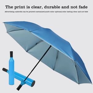 Most Popular Wine Bottle <b>Umbrella</b> Creative Bottle <b>Umbrella</b> Multi Function Dual Purpose <b>Windproof</b> <b>Umbrellas</b> with Logo Printing - Product Image 5