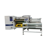 Machine de rembobinage automatique à trois axes pour ruban adhésif/ruban BOPP
