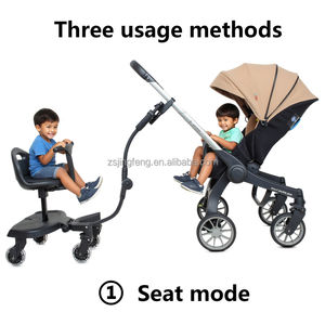 3 en 1, Asiento desmontable Universal, tablero de <span class=keywords><strong>cochecito</strong></span>, 4 ruedas, marco de plástico metálico, Buggy para la mayoría de marcas de cochecitos, tablero de Buggy - Product Image 4