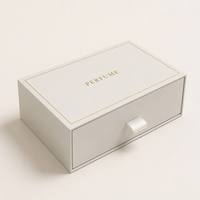 Caja de Embalaje de Maquillaje Biodegradable, Caja de Regalo de Perfume con Logotipo Personalizado, Caja de Papel Rígido de Lujo para Cosméticos con Asa