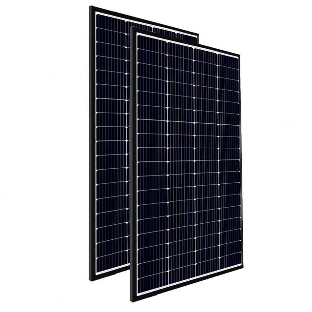 210W 220W 230W 166mm Multi Busbar Technology PV Photovoltaic Cells Solar Panels All Black 220W