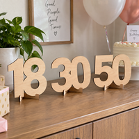 Livre d'or en bois avec support pour anniversaire, numéros d'âge, mires de développement, signature, décoration de table de fête, souvenir d'anniversaire, accessoire photo
