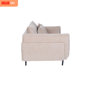 Canapé sectionnel carré moderne en tissu, chaises <span class=keywords><strong>de</strong></span> salon design, deux places, écologique, vente en gros - Product Image 4