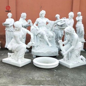 Escultura <span class=keywords><strong>de</strong></span> Mármol Blanco Clásica <span class=keywords><strong>de</strong></span> Tamaño Real para Exteriores, Estatua del Juramento <span class=keywords><strong>de</strong></span> <span class=keywords><strong>Spartacus</strong></span> - Product Image 6