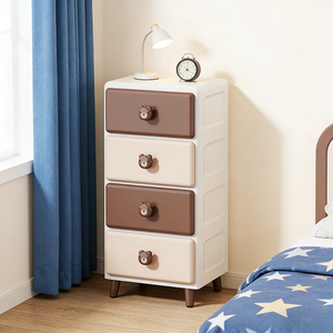 <span class=keywords><strong>ตู้</strong></span>เก็บของเล่นเด็กแบบโมเดิร์น ลายการ์ตูน วัสดุพลาสติก สำหรับเก็บเสื้อผ้าเด็ก ปลอดภัยสำหรับห้องนอนและโรงเรียนอนุบาล มีลิ้นชักหลายชั้น - Product Image 2