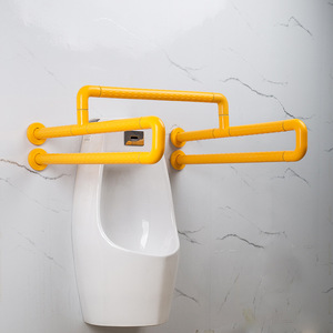 Barras de apoyo para inodoro, montadas en la pared, antideslizantes, de acero inoxidable, capacidad de 150 kg, diseño contemporáneo para personas mayores y discapacitadas - Product Image 1