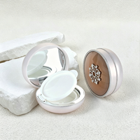 Kotak Kemasan Cushion Magnetik Bulat Kosong A719 untuk Foundation BB CC Cream, Warna Nude, Harga