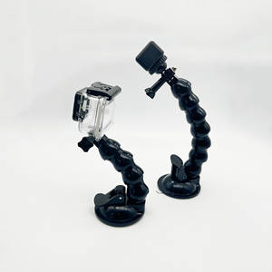 Support de voiture GoPro à ventouse serpent SJMGO Yi, support universel pour caméra d'action à quatre sections avec ventouse puissante - Product Image 3