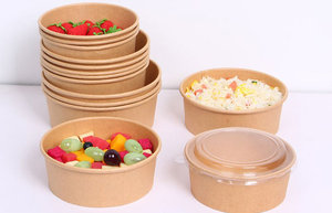Automatic Paper Bowl Box <strong>Machine</strong> Fruit Salad Noodle Ice Cream Soup Aluminum Foil Round Takeaway Lunch Bowl Making <strong>Machine</strong> - Product Image 2