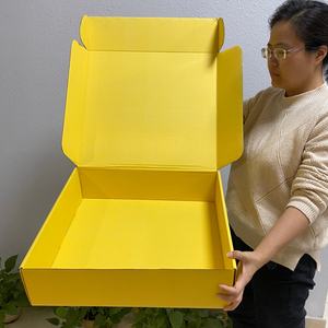 Boîte d'expédition en carton recyclable personnalisée pour l'emballage de chaussures et de vêtements, couleur CMKY/PANTONE, marque Eastmoon - Product Image 2