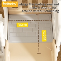 Ensemble de toboggan et de balançoire en plastique pour enfants, aire de jeux intérieure pour bébé et tout-petit, éducatif, adapté au jardin, vente en gros, OEM, certifié CE