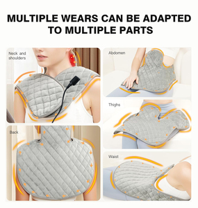 Alat Terapi Cahaya Merah 660nm&850nm untuk Bahu dan Leher, Perangkat Terapi Cahaya Merah Portabel dengan Pemanas - Product Image 6