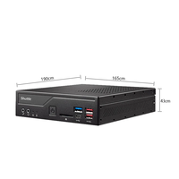 Shuttle DH670V2 Mini NUC Barebone PC, 4-Display, Dual LAN & Dual COM, Dual DP & Dual HDMI, Port Tipe-C