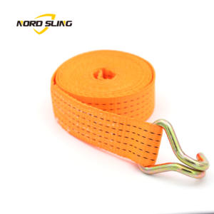 Logo personalizzato di alta qualità 2 pollici 5 cm 5 Ton cintura in poliestere Auto retrattile cricchetto cravatta verso il basso cinturino - Product Image 2