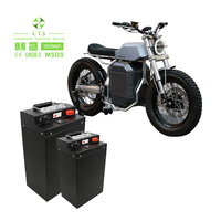 Paket Baterai Lithium CTS 60V 96V untuk Sepeda Motor Listrik, Baterai Isi Ulang Kapasitas Tinggi 20Ah-80Ah