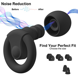 Embouts d'oreille en mousse à mémoire de forme personnalisables avec logo, 4 tailles, filtre en silicone, bouchons d'oreille silencieux, réduction du bruit, protection auditive, bouchons d'oreille pour le tir - Product Image 5