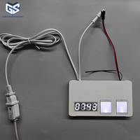 12V 24W Smart LED Dimmer sentuh Sensor saklar induktif cermin kamar mandi sentuh Switch Power Supply waktu suhu Defog Fitur