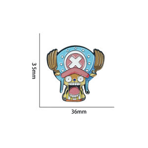 批发1000动漫别针制造商定制徽章可爱动漫金属软硬定制搪瓷别针翻领别针 - Product Image 4
