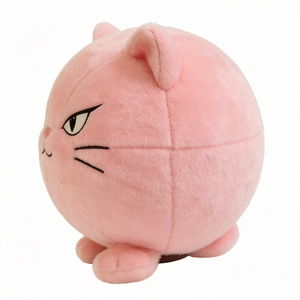 Peluche de chaton sphérique personnalisée, peluche anti-stress féline sphérique pour bureau - Product Image 4