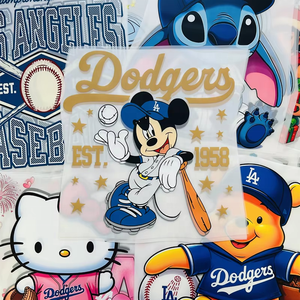 Vinilos Termoadhesivos de Alta Calidad con Diseños Personalizados de los Dodgers, Listos para Prensar en Camisetas y Telas - Product Image 4