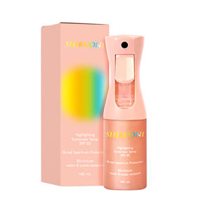 Etiqueta privada Vegan Impermeable Sun Body Glow Spray <span class=keywords><strong>SPF</strong></span> 50 Highlight Body Shimmer Matte Sunscreen Mist - Product Image 6