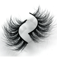 F41 HITOMI Faux cils véganes faits main en fibres végétales, naturels, 15 mm, en bande, courts, avec tige en coton noir