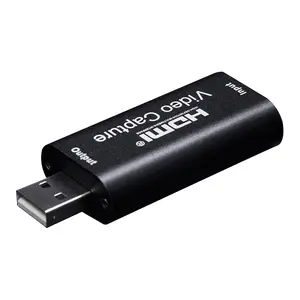 DTECH HDMI到USB 2.0卡1080p 60hz USB游戏视频hdmi捕获卡4k直播capuradora de Video
