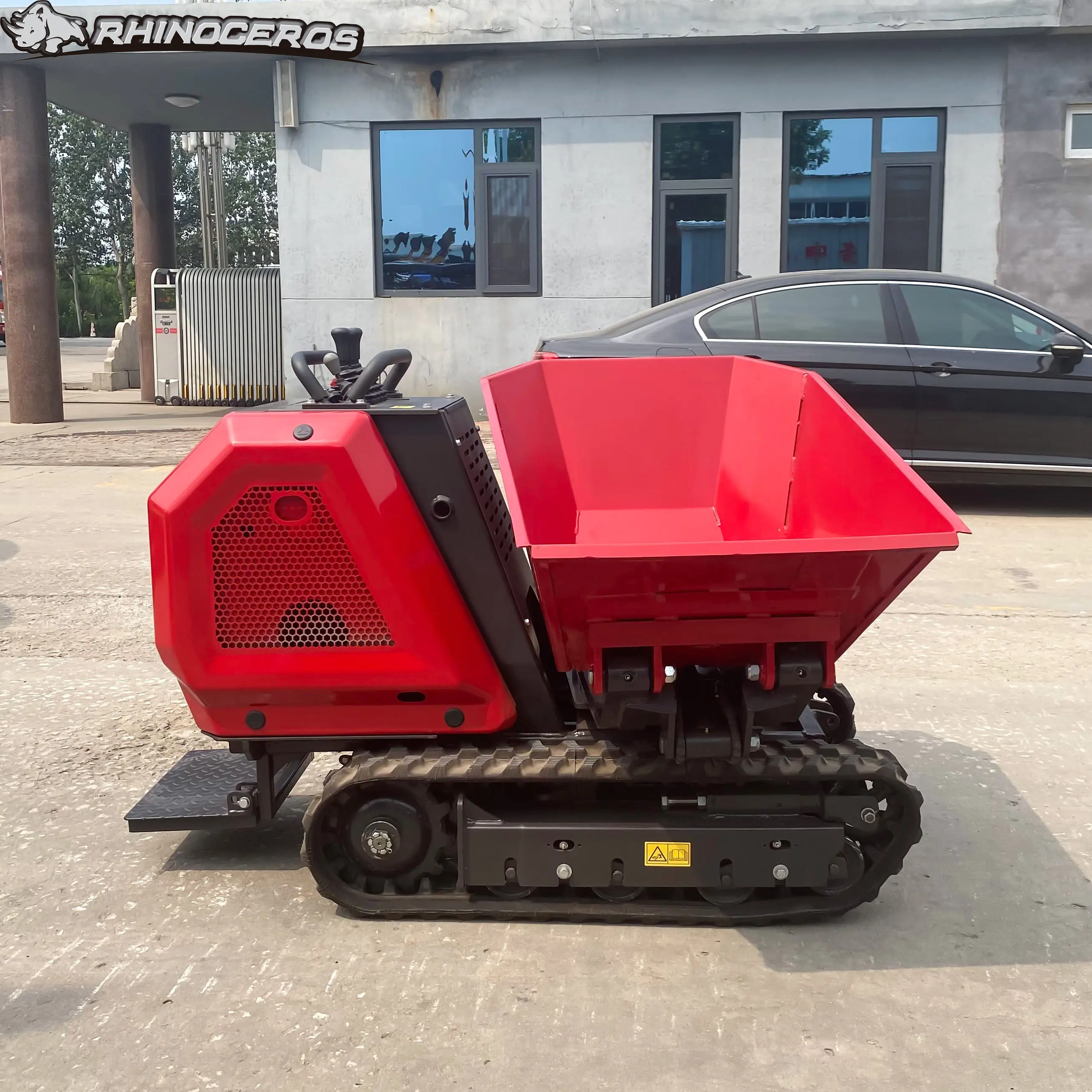 Gratis Verzending Mini Crawler Truck Dumper Rubber Track Dumper Prijs