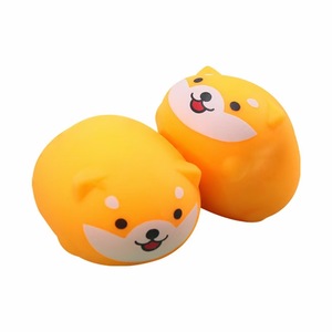 Best Selling Novelty TPR Shiba Inu Shaped Pressure Release Promotional Gift Decompression <b>Squeeze</b> Toys for Kids and Adults - Product Image 1