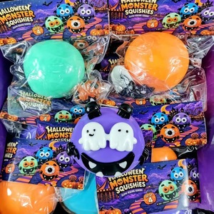 Jouet anti-stress Squishy Monstre d'Halloween le plus vendu, jouet sensoriel œil effrayant à presser, boîte surprise d'Halloween, cadeau pour enfants - Product Image 4