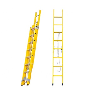 12m 15m Lightweight Fiberglass Extension <b>Ladder</b> - Product Image 2