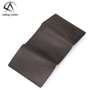 กระเป๋าสตางค์หนังแท้ Andong RFID สำหรับผู้ชาย กระเป๋าคลัทช์ธุรกิจหนังวัวแท้ ช่องใส่บัตรหลายช่อง กระเป๋าสตางค์แบบพับสามตอนสำหรับผู้ชาย - Product Image 5