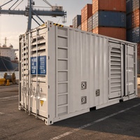 Groupe électrogène silencieux industriel de 1000 kW, 1250 kVA, 1 MW avec moteur PERKINS 4012-46TWG2A et alternateur Stamford
