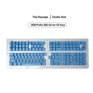 คีย์บอร์ดไทยพร้อมไฟ LED RGB backlit Go Through ABS 132 108 OEM สำหรับตลาดประเทศไทย - Product Image 3