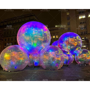 Decoration PVC Sphere <b>Ball</b> <b>Mirror</b> Balloon Reflective Shinny Inflatable <b>Balls</b> for Wedding Party Events Decor Customized Decorativ - Product Image 1