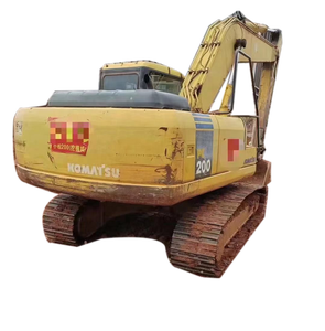 Japón Original Komatsu PC200 20T usada excavadora sobre orugas con motor EPA máquina hidráulica de baja hora para la construcción - Product Image 1