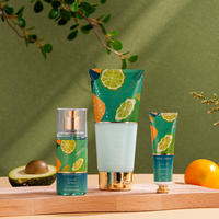 Coffret cadeau de parfum grenade 75ml 30ml crème pour les mains 236ml gommage pour le corps paquet de 3 pièces
