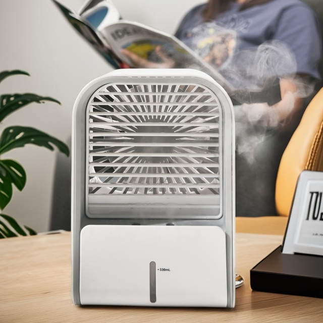 USB Portable Misting Fans Humidifier Outdoor Water Desktop Rechargeable Indoor 3 in 1 Spray Air Battery Mini Water Mist Fan