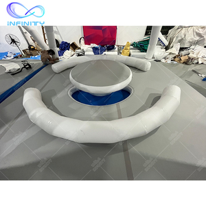 Infinity Floating Dock Play Water <span class=keywords><strong>Pub</strong></span> flotante con tienda de diseño personalizado Party Inflable Island Platform Bar para adultos - Product Image 1