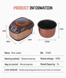<span class=keywords><strong>Arrocera</strong></span> automática multifunción para el hogar, 900w, 5 <span class=keywords><strong>litros</strong></span>, digital, eléctrica, gran oferta - Product Image 5