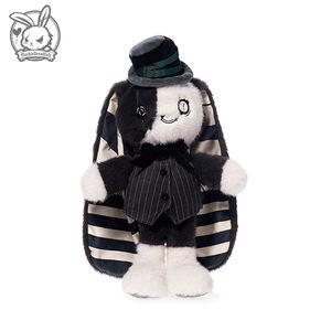 <span class=keywords><strong>PLUSHIE</strong></span> <span class=keywords><strong>DREADFULS</strong></span> Super Soft Plush Bear Plush Toy Crazy Hat Black Quirky Doll Stress Relief PP Cotton Filled High-End Gift - Product Image 4