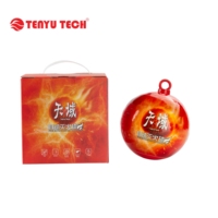 Extincteur à poudre sèche portable TENYU rouge, modèle TY01-1350B, 1,35 kg, coque en mousse écologique, bille en acier