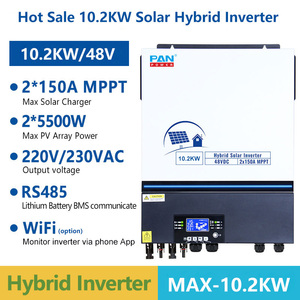 8KW 10KW <strong>Off</strong> <strong>Grid</strong> System Single Phase 48VDC 8.2KW 10.2KW Solar Hybrid <strong>Inverter</strong> <strong>With</strong> 160A MPPT <strong>Controller</strong> <strong>Charging</strong> - Product Image 4