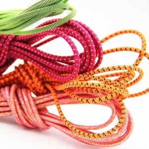 Cordon élastique Xinda 1mm 2mm 3mm tressé enduit, écologique, haute ténacité, 100% polyester, multicolores, pour vêtements et textiles de maison - Product Image 1